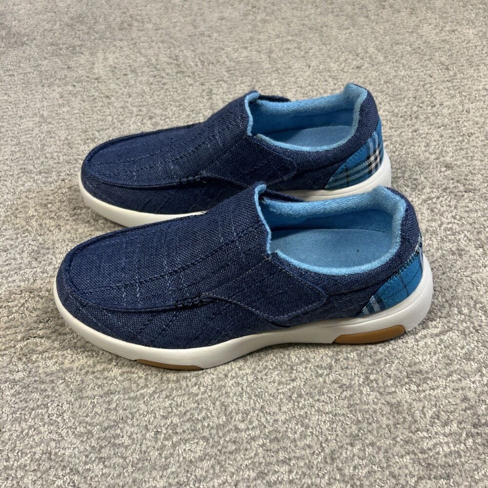 OrthoComfoot Shoes Womens EU 40 US 10 Blue Slip-On Sneakers Variegated Walking